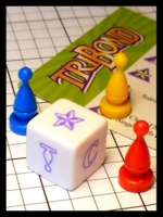 Dice : Dice - Game Dice - Tribond Travel version by Mattel 1994 - Resale Shop Jul 2014